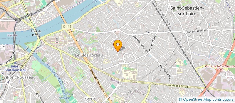 localisation de l'entreprise TECH-OFF à SAINT-SEBASTIEN-SUR-LOIRE