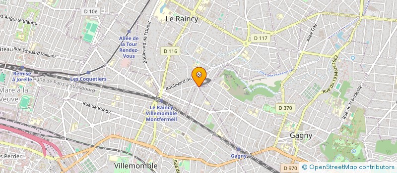 localisation de l'entreprise TECH OFF AGENCY  GAGNY