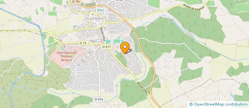 localisation de l'entreprise TECH.OP à LAMBESC