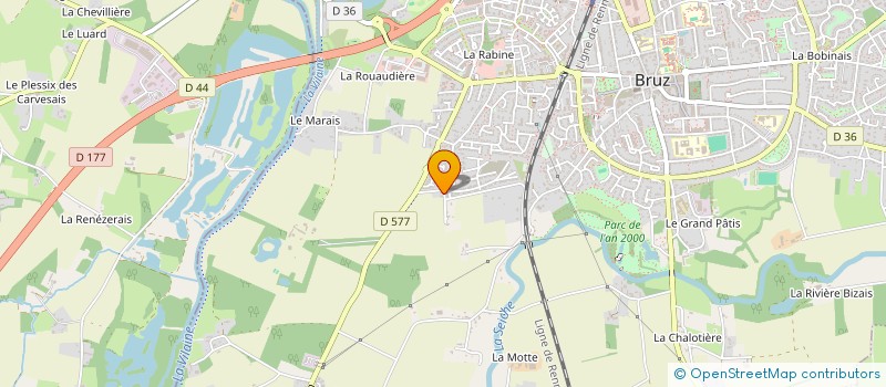 localisation de l'entreprise TECH'OP SOLUTIONS  BRUZ