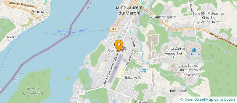 localisation de l'entreprise TECH PISCINE à SAINT-LAURENT-DU-MARONI