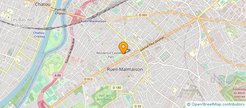 localisation de l'entreprise TECH & PROD à RUEIL-MALMAISON