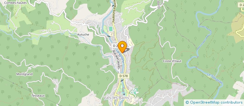 localisation de l'entreprise TECH'S DENT  VALS-LES-BAINS