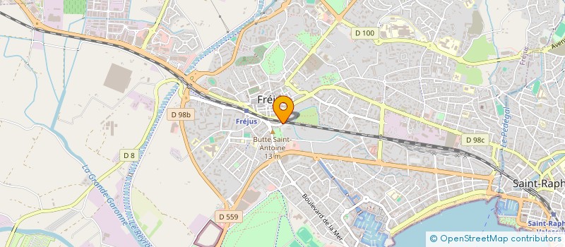 localisation de l'entreprise TECH SERVICE à FREJUS
