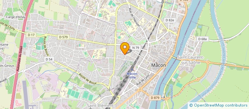 localisation de l'entreprise TECH'SOL  MACON