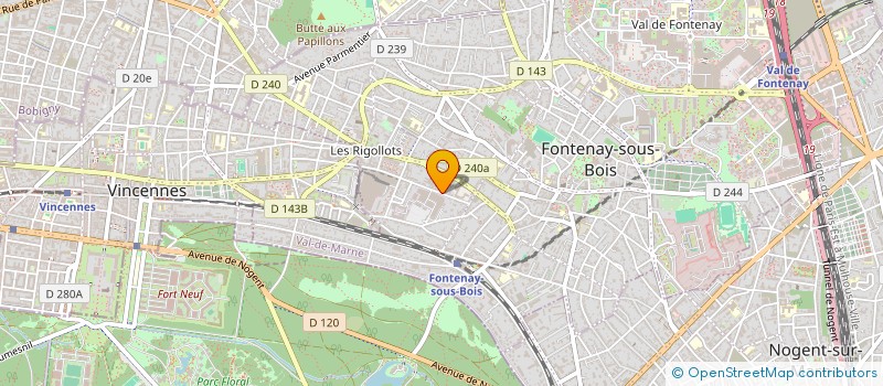localisation de l'entreprise TECH STORY à FONTENAY-SOUS-BOIS