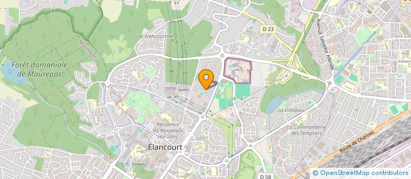 localisation de l'entreprise TECH STREAM  ELANCOURT