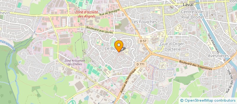 localisation de l'entreprise TECH-STYLE à LAVAL