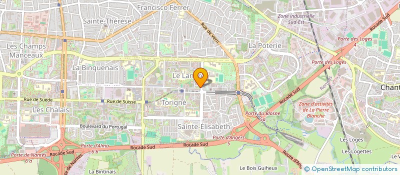 localisation de l'entreprise TECH SUPPORT  RENNES