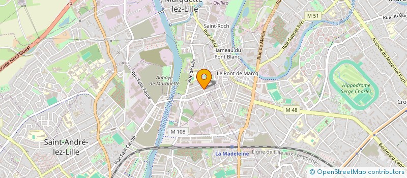 localisation de l'entreprise TECH' TALENTS CONSEILS  MARQUETTE-LEZ-LILLE