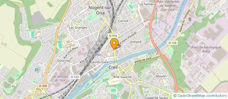 localisation de l'entreprise TECH & TRADE SERVICES  CREIL