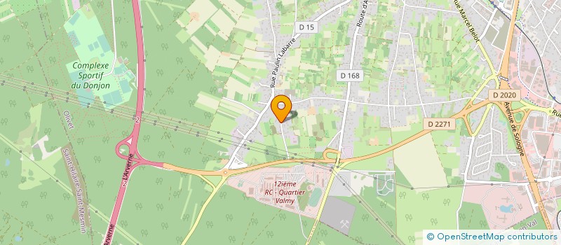 localisation de l'entreprise TECH UNITY à OLIVET