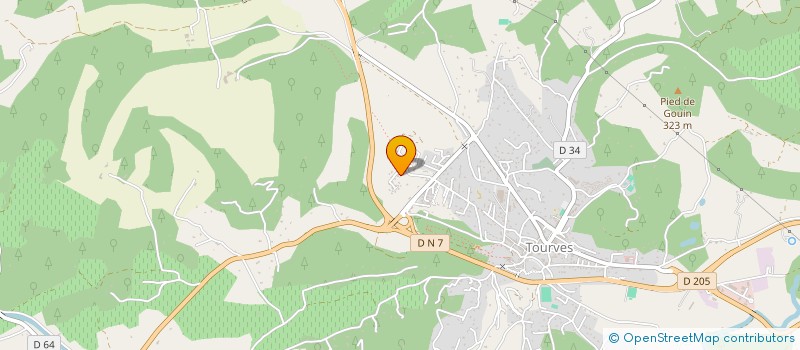 localisation de l'entreprise TECH WOOD 83 à TOURVES