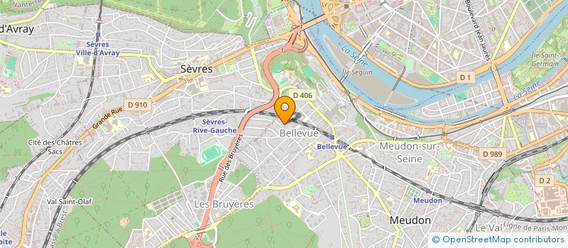 localisation de l'entreprise TECH2INNOVATE à MEUDON