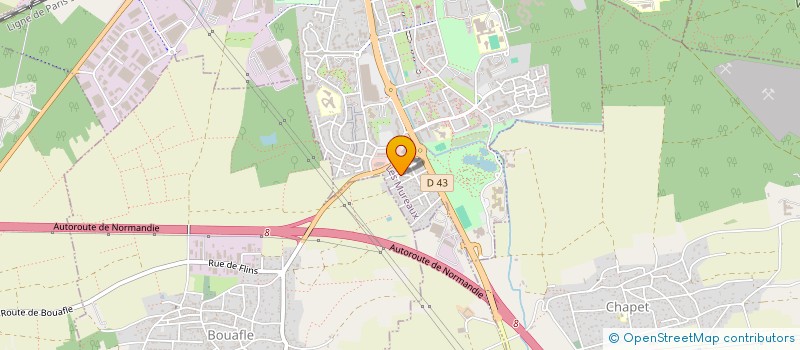 localisation de l'entreprise TECH3 SECURITE à LES MUREAUX