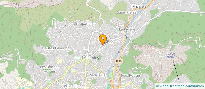 localisation de l'entreprise TECH4BEST  TOULON