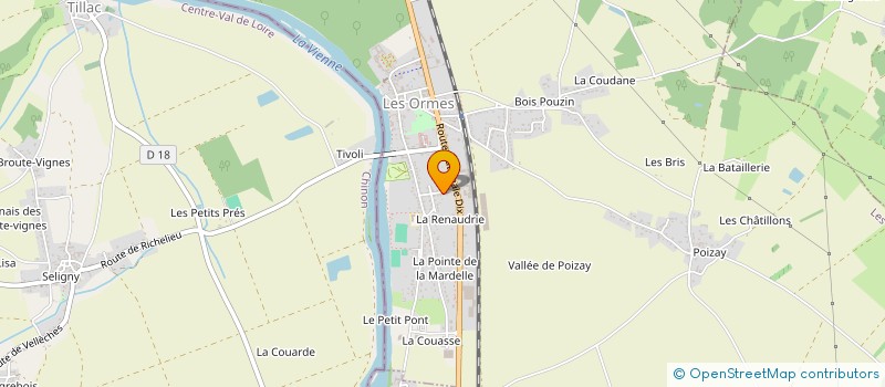 localisation de l'entreprise TECH4DOMUS  LES ORMES