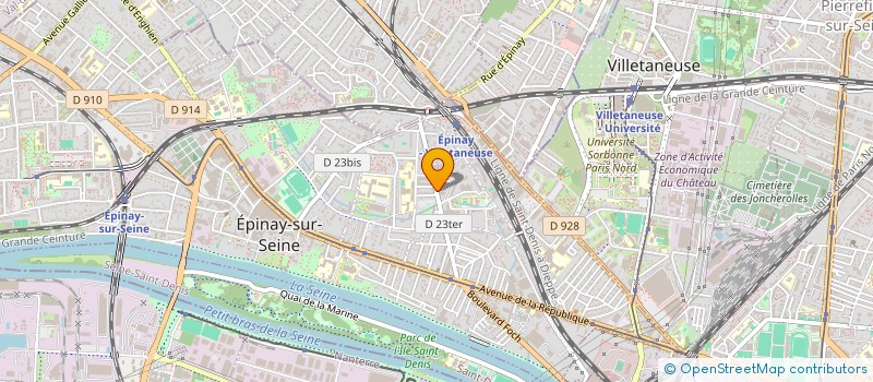 localisation de l'entreprise TECHADH HBMAIN  EPINAY-SUR-SEINE