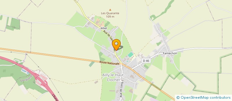 localisation de l'entreprise TECHALARM  AILLY-LE-HAUT-CLOCHER