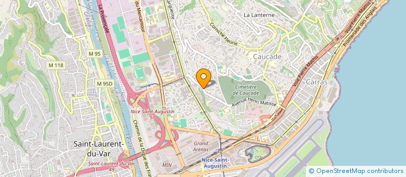 localisation de l'entreprise TECHAME à NICE