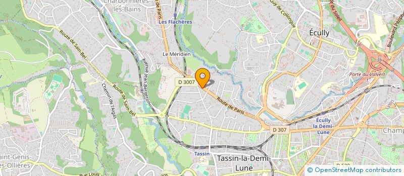 localisation de l'entreprise TECHAUD IMMO  TASSIN-LA-DEMI-LUNE