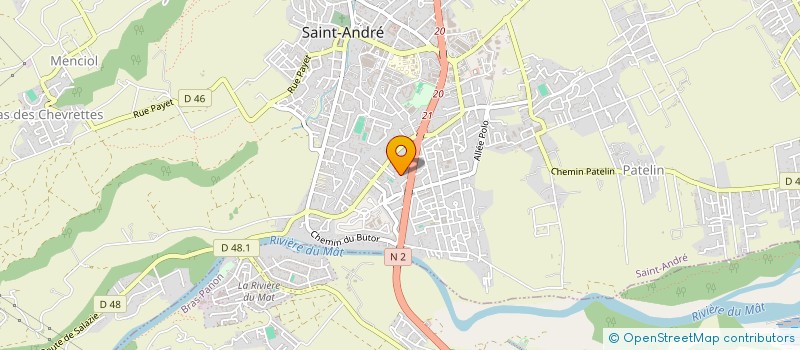 localisation de l'entreprise TECHBATCONCEPT  SAINT-ANDRE