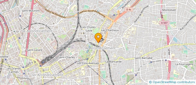 localisation de l'entreprise TECHBIZ à MARSEILLE