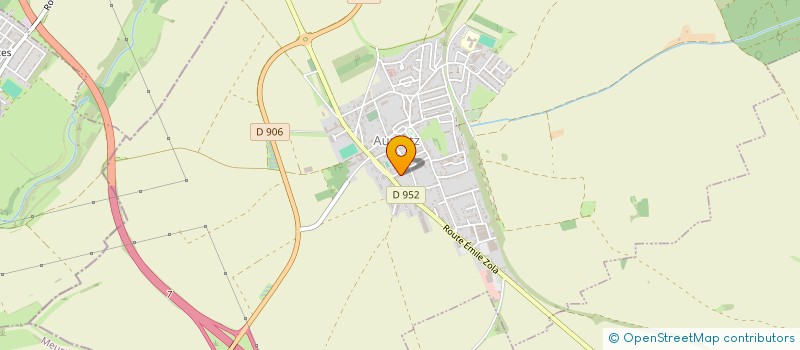 localisation de l'entreprise TECHBOIS TOITURES à AUMETZ