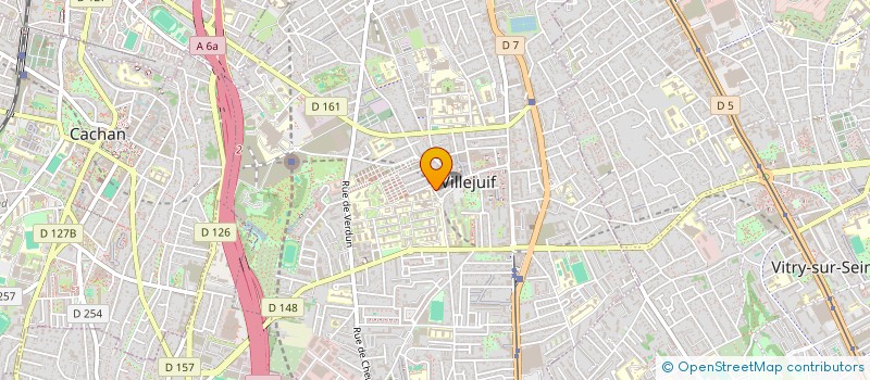 localisation de l'entreprise TECHCARE à VILLEJUIF