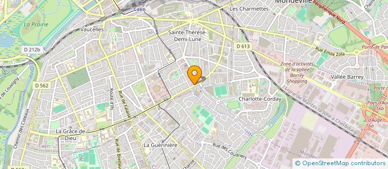 localisation de l'entreprise TECHCOM à CAEN