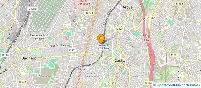 localisation de l'entreprise TECHELITE  CACHAN