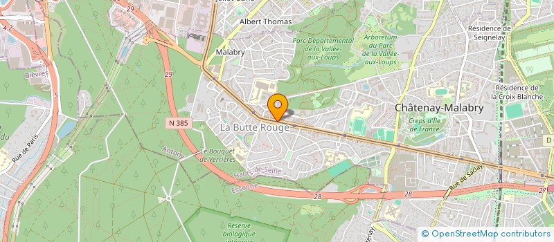 localisation de l'entreprise TECHEM SAS à CHATENAY-MALABRY