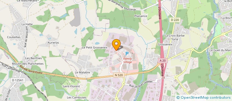 localisation de l'entreprise TECHENERGIE à LIMOGES