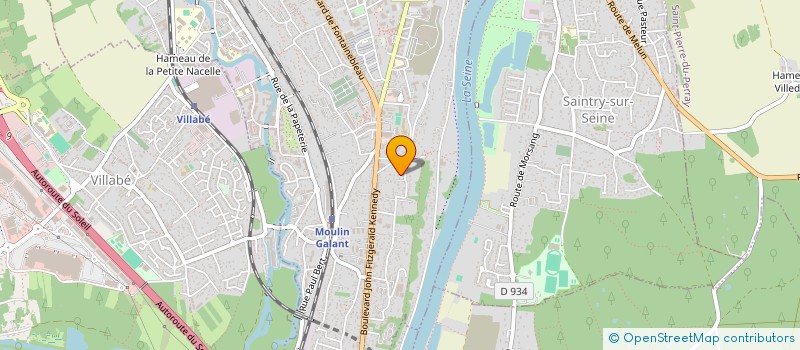 localisation de l'entreprise TECHER à CORBEIL-ESSONNES