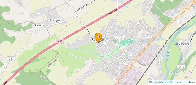 localisation de l'entreprise TECHER POROT  NAINTRE