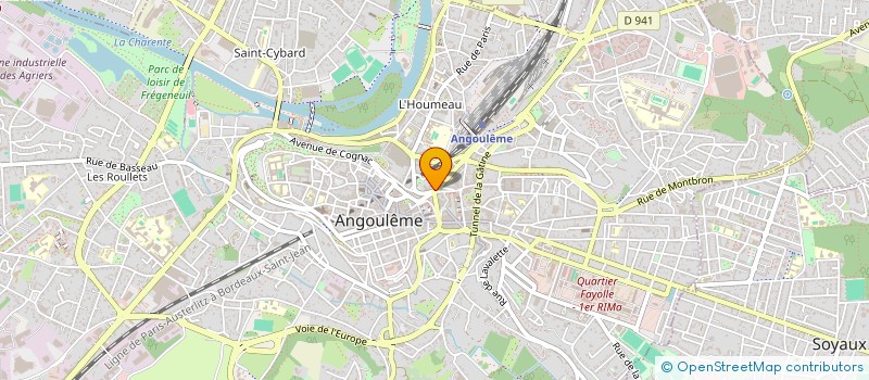 localisation de l'entreprise TECHFIVE à ANGOULEME