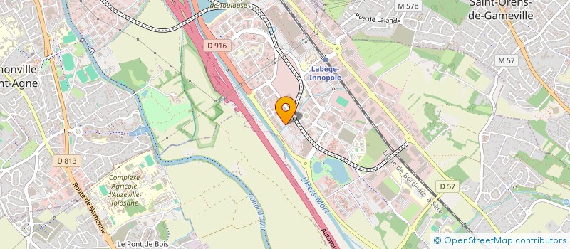 localisation de l'entreprise TECHFORM à LABEGE