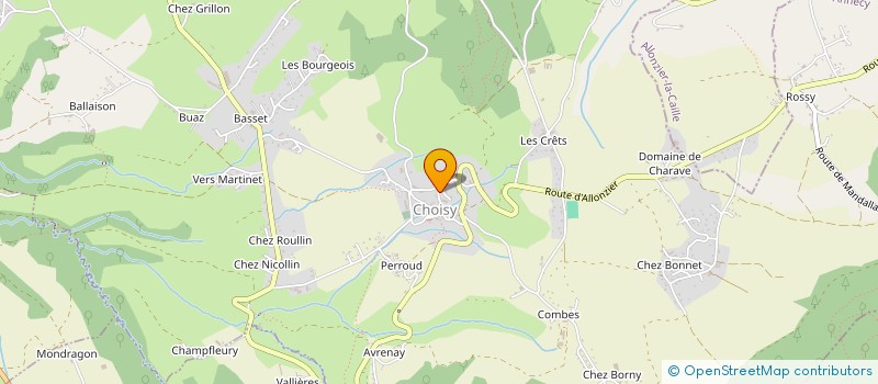 localisation de l'entreprise TECHGRAVING  CHOISY