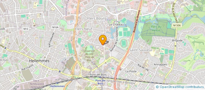 localisation de l'entreprise TECHIUS CONSULTING à VILLENEUVE-D'ASCQ