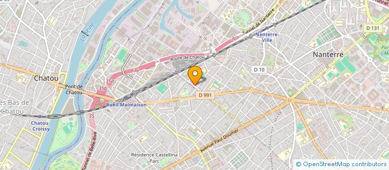 localisation de l'entreprise TECHLAB  NANTERRE