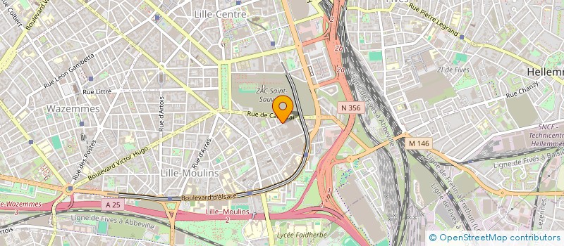 localisation de l'entreprise TECHLICK à LILLE
