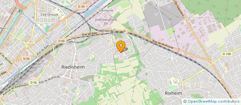 localisation de l'entreprise TECHLIFE à RIXHEIM