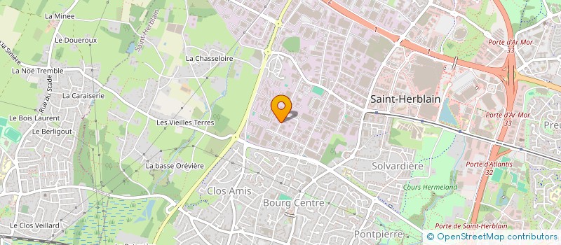 localisation de l'entreprise TECHLIS à SAINT-HERBLAIN