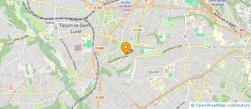 localisation de l'entreprise TECHLITIG à TASSIN-LA-DEMI-LUNE