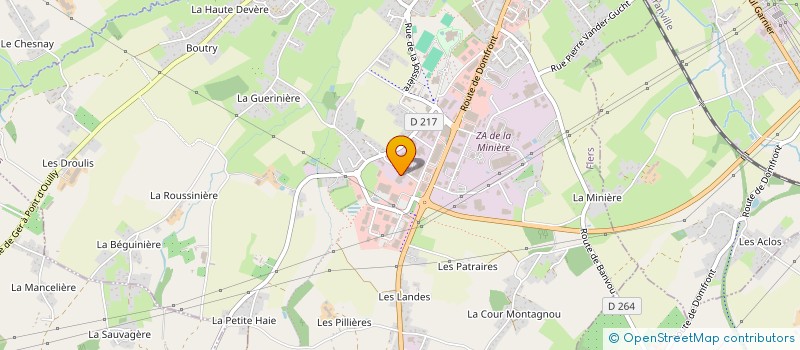 localisation de l'entreprise TECHMA à FLERS