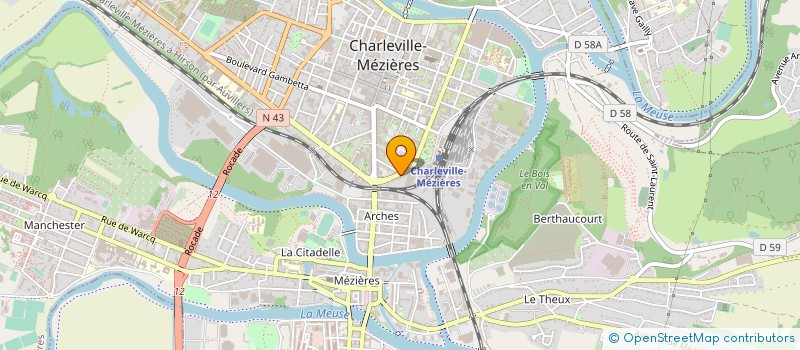 localisation de l'entreprise TECHMA BE à CHARLEVILLE-MEZIERES