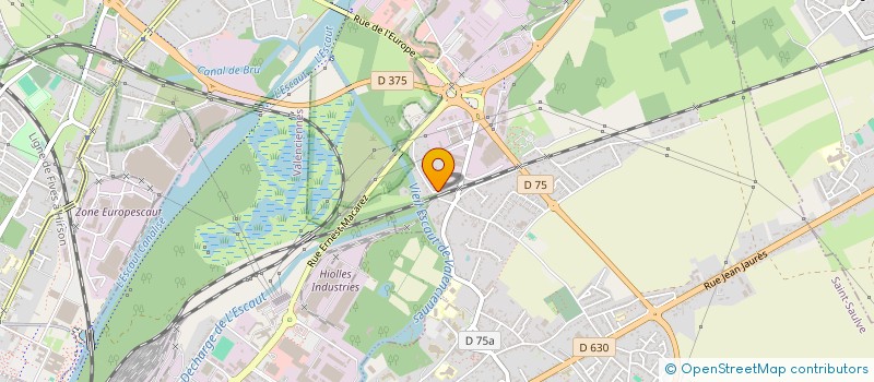 localisation de l'entreprise TECHMA VALENCIENNES à SAINT-SAULVE