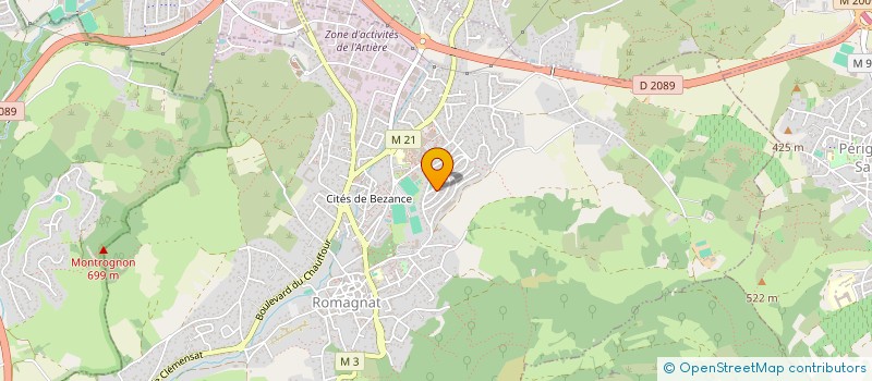 localisation de l'entreprise TECHMADOME TECH MAINTENANCE DES DOMES  ROMAGNAT