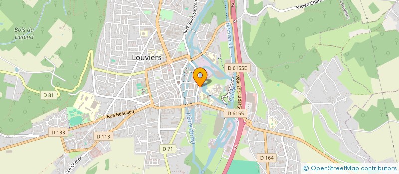 localisation de l'entreprise TECHMAN à LOUVIERS