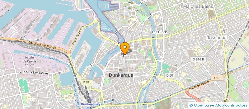localisation de l'entreprise TECHMAR INTERNATIONAL à DUNKERQUE